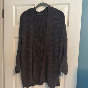 Barefoot Dreams CozyChic Lite Chocolate Cardigan